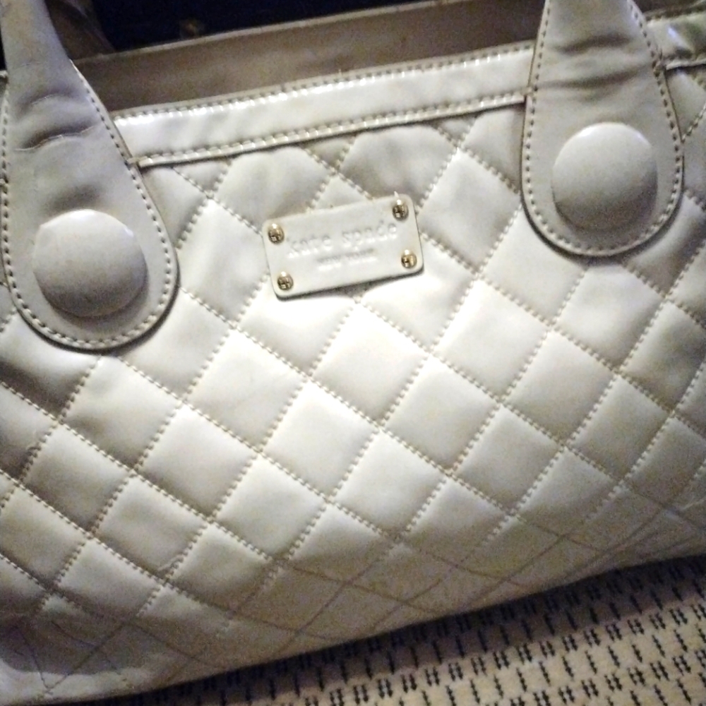 Kate Spade patent leather quilted bag